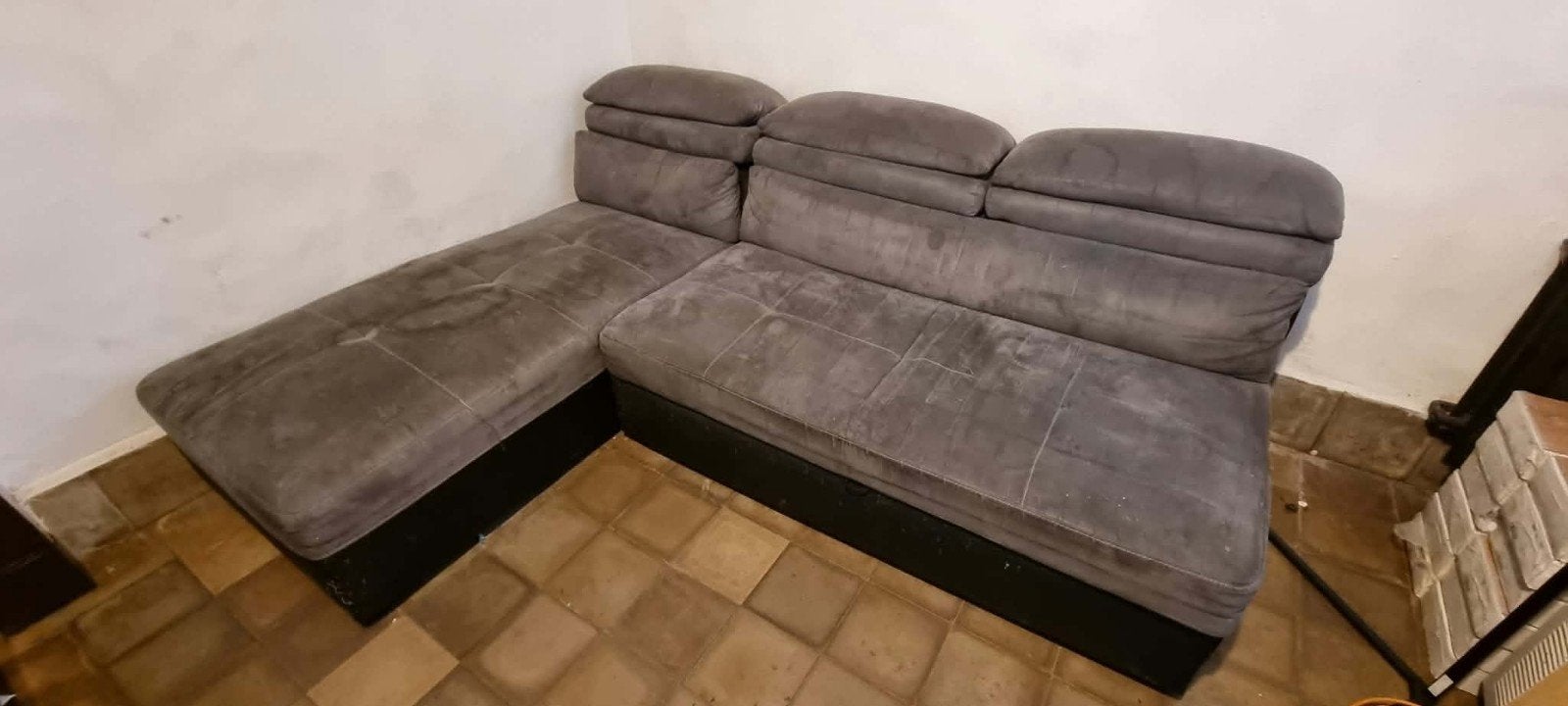 salon convertible, Ophalen, Gebruikt, Leer
