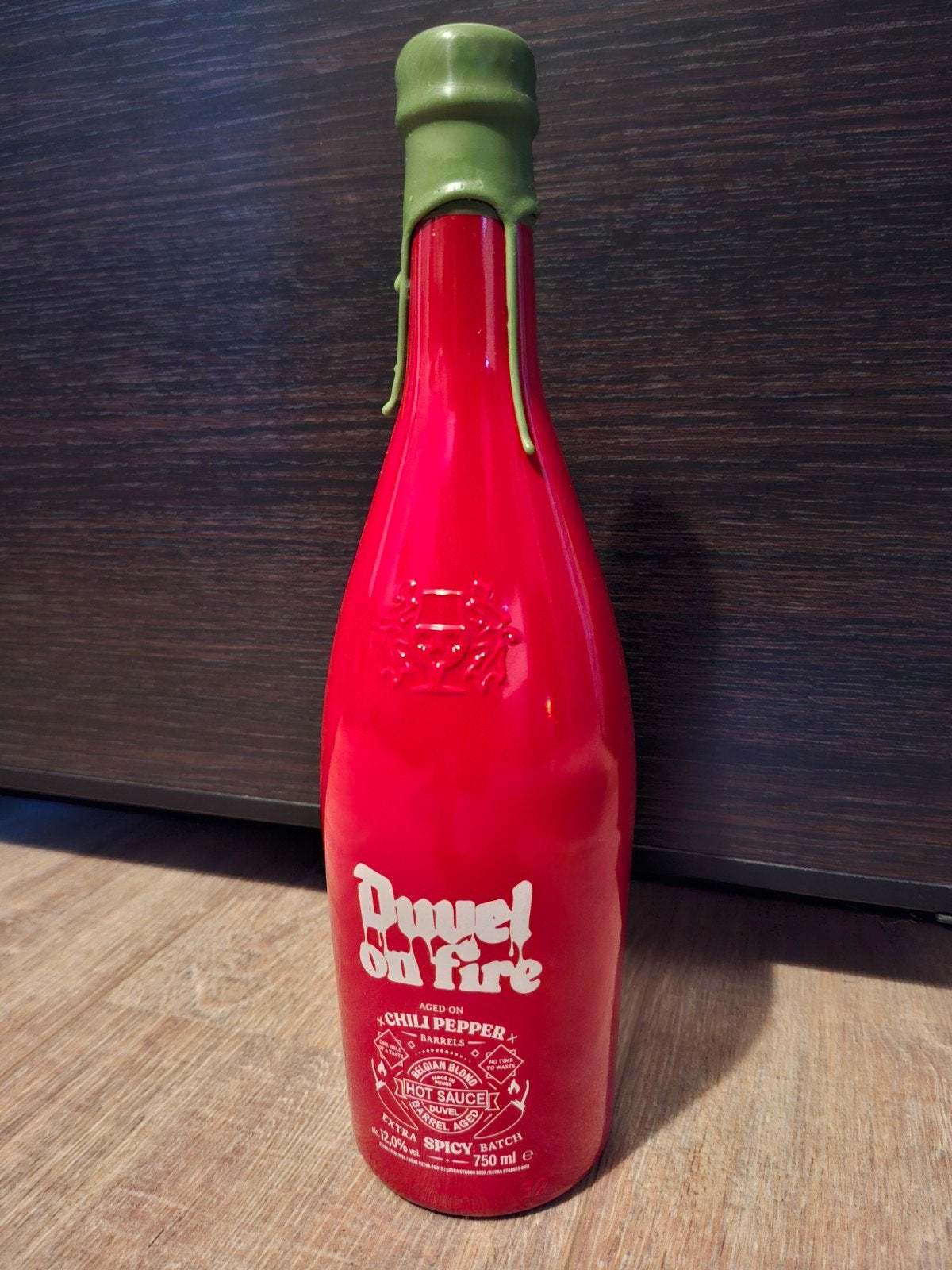 Duvel on fire - fles 75 cl (ongeopend), Verzamelen, Biermerken, Ophalen of Verzenden, Nieuw, Flesje(s), Duvel