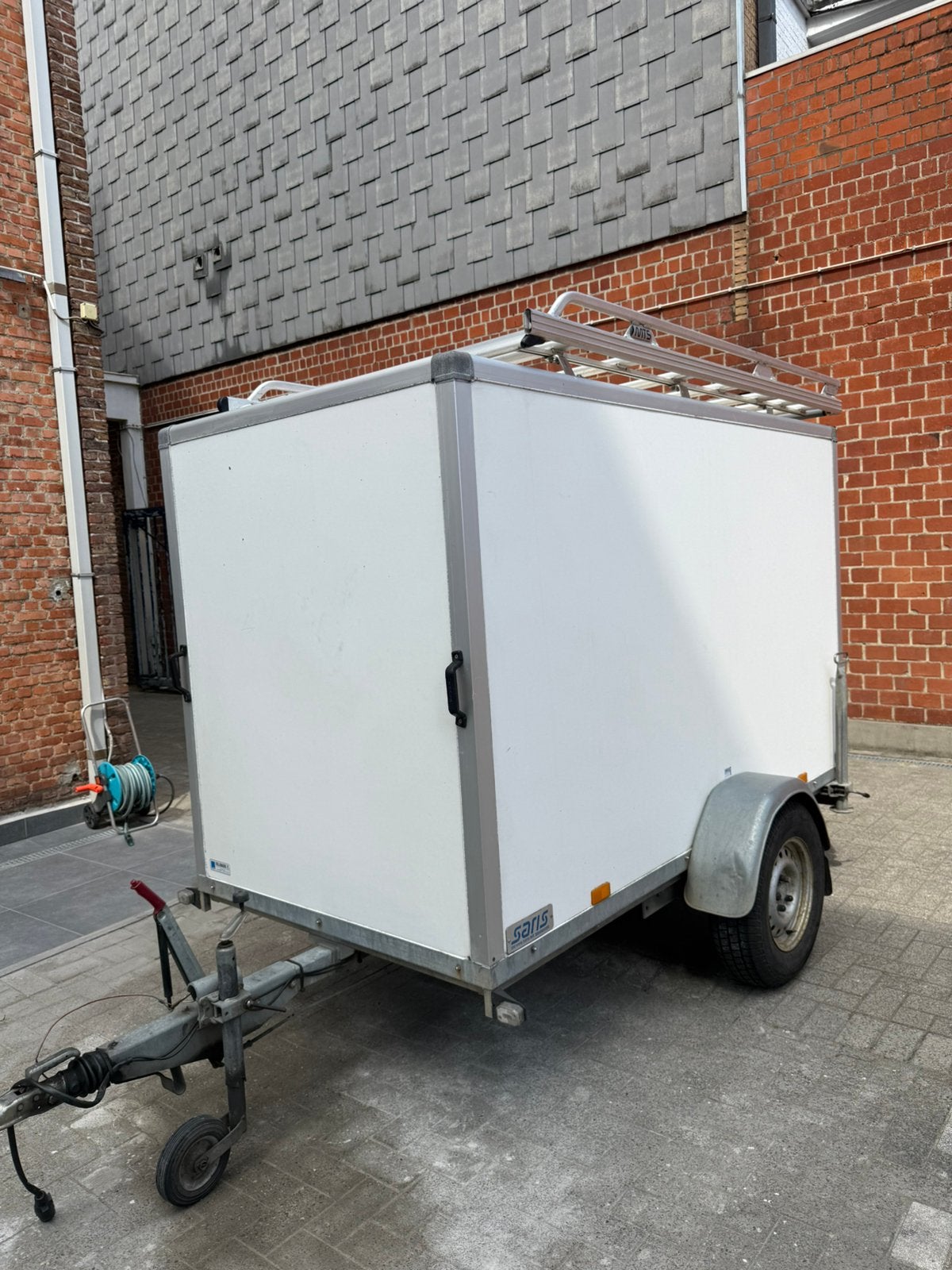 Gesloten aanhangwagen 1200kg, Auto diversen, Aanhangers en Bagagewagens, Ophalen, Zo goed als nieuw