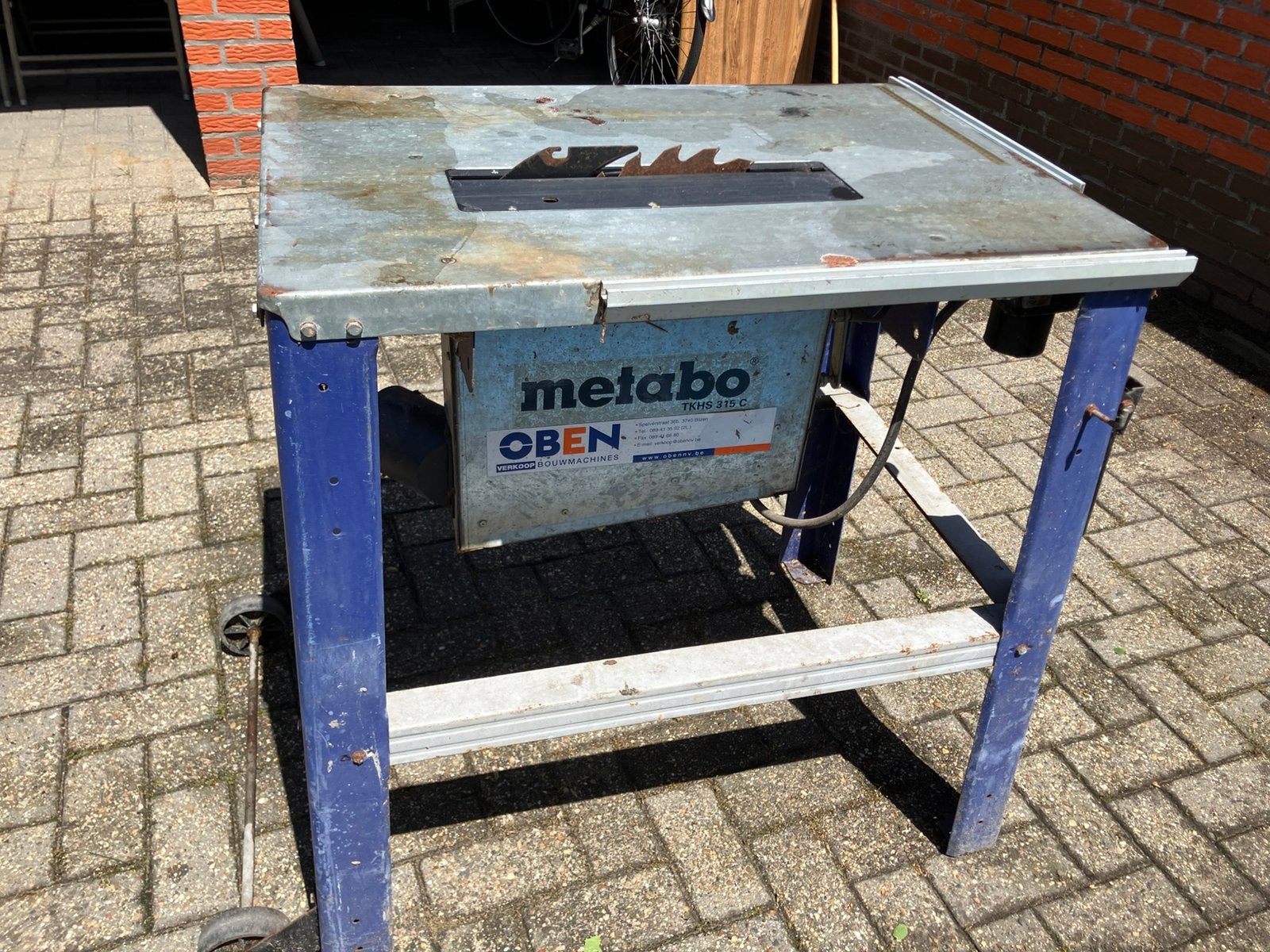Tafelzaag Metabo, Ophalen of Verzenden, Gebruikt