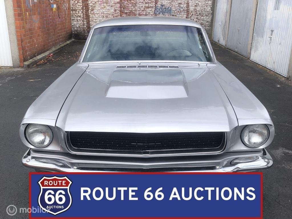 Ford Mustang | 1966 | Route 66 Auctions, Auto's, Zwart, Bedrijf, Handgeschakeld, Overige carrosserie