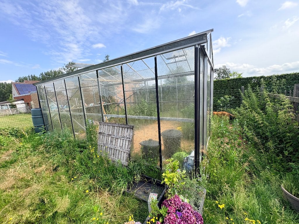 Verre de véranda complet, Jardin & Terrasse, Serres, Utilisé, Serre, Aluminium, Verre, Enlèvement