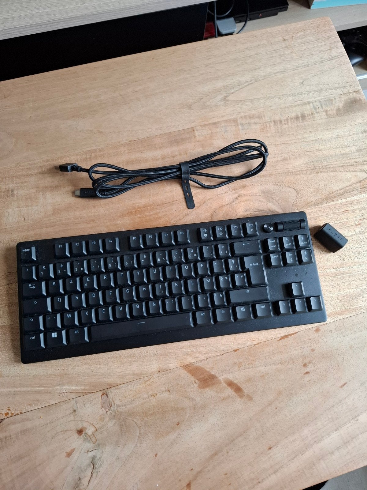 Toetsenbord Raze Deathstalker V2 Pro TKL, Informatique & Logiciels, Claviers, Azerty, Comme neuf, Enlèvement, Razer
