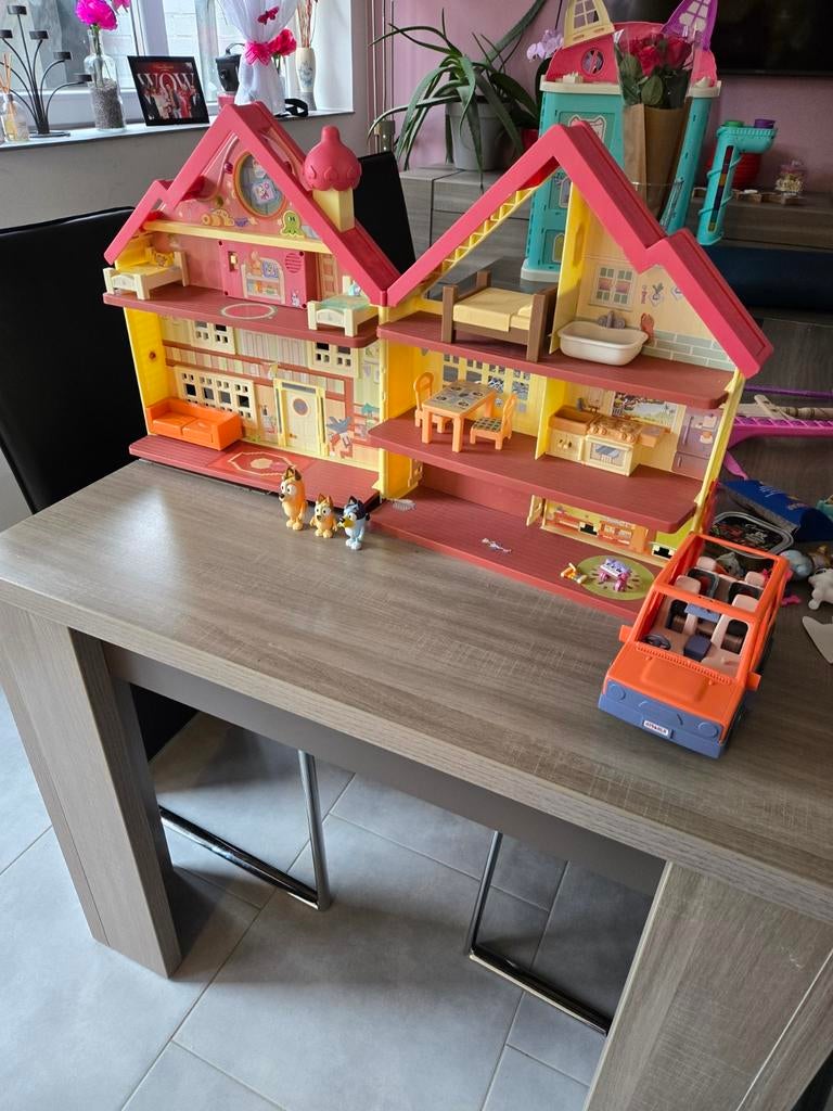 Bluey speelhuis, Enlèvement, Accessoires