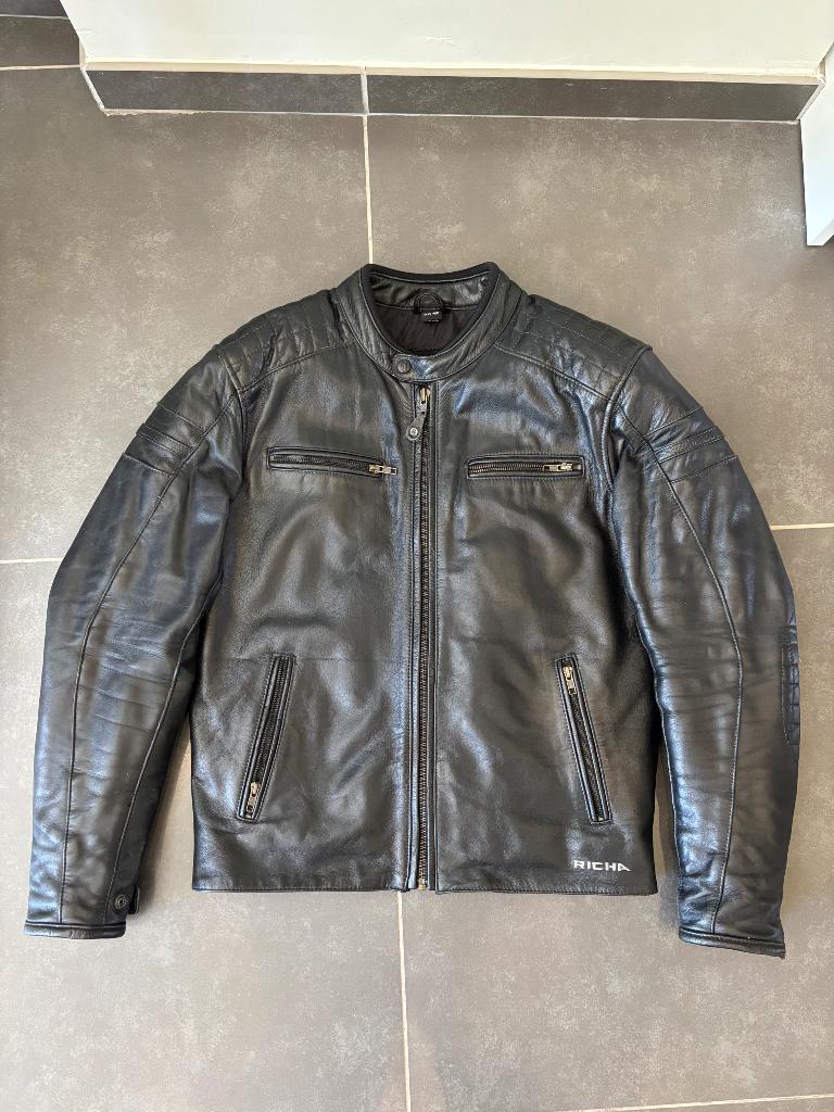 Vintage motorjas Richa maat M, Motoren, Heren, Jas | leer, Ophalen of Verzenden, Richa