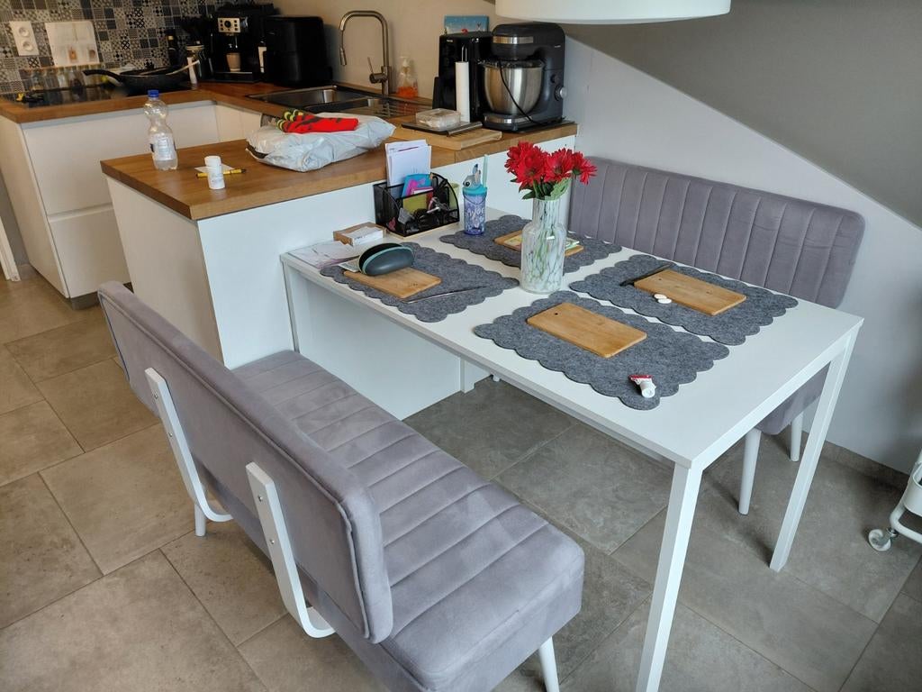 2 zitbanken voor keuken of woonkamer, Huis en Inrichting, Ophalen