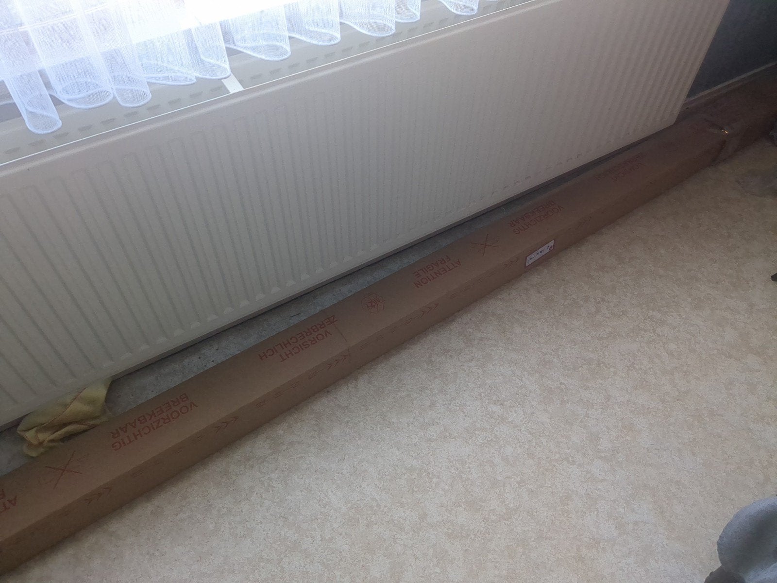 rolgordijn 3m20 nog in de doos, Huis en Inrichting, Rolgordijn, Ophalen, Rolgordijn, Verduisterend
