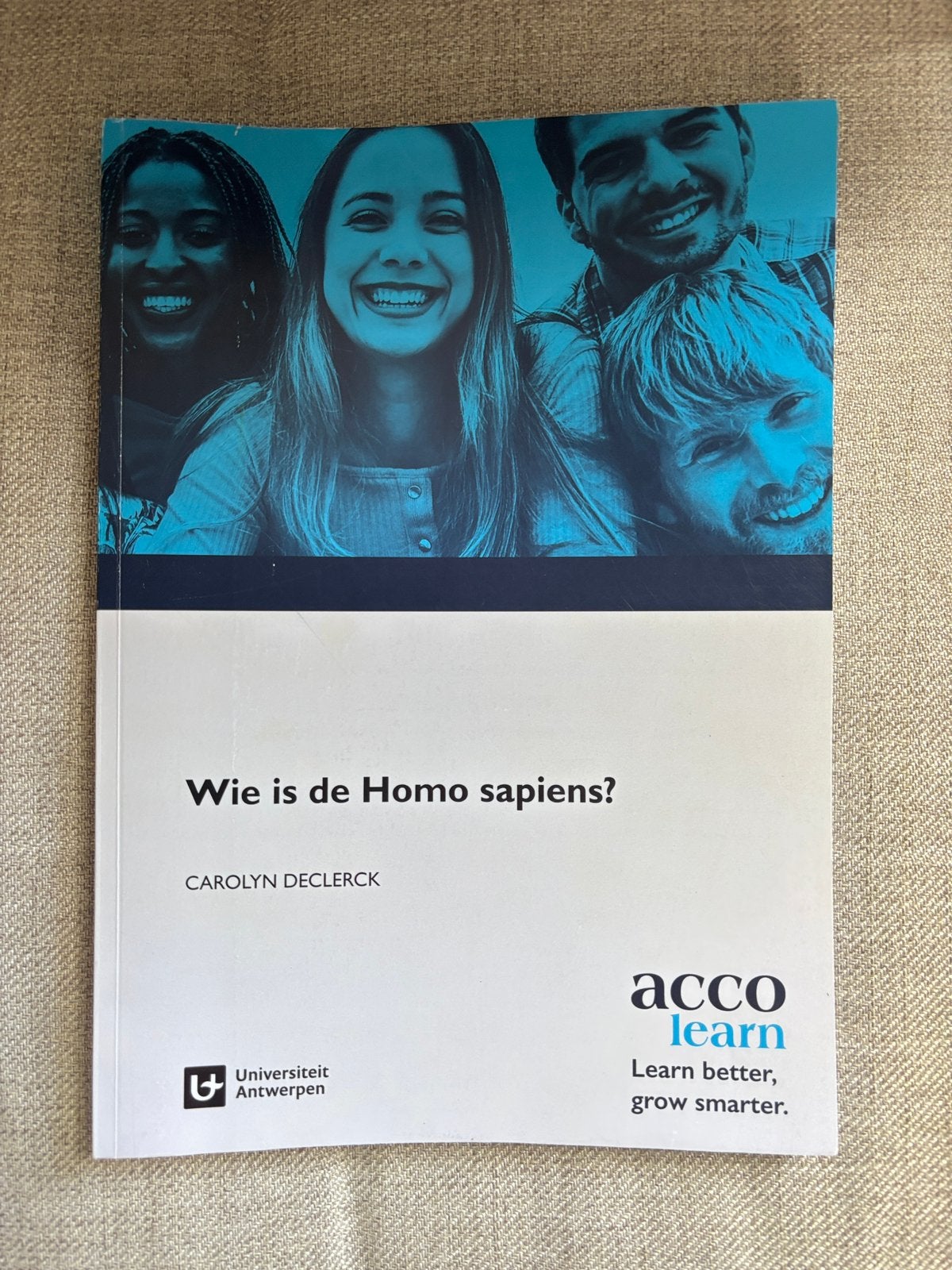 Wie is de Homo Sapiens - UA Gedrag en Maatschappij, Boeken, Ophalen of Verzenden, Zo goed als nieuw