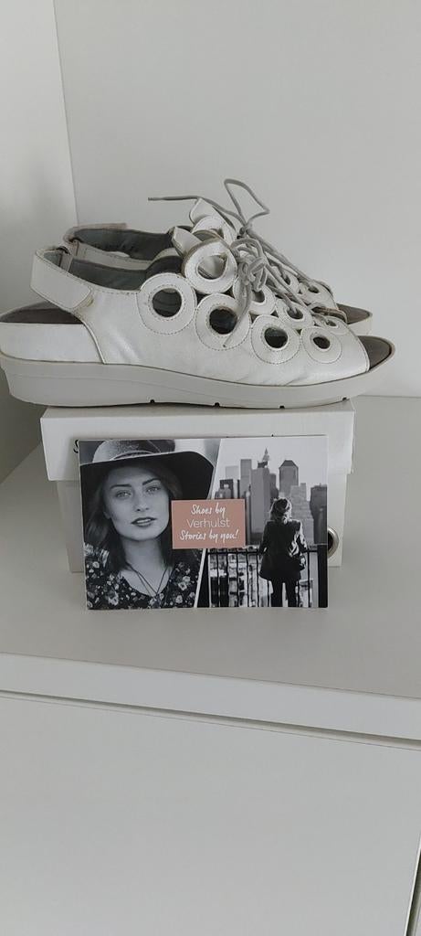 Sandalen van Verhulst., Kleding | Dames, Schoenen, Ophalen, Wit, Verhulst, Zo goed als nieuw