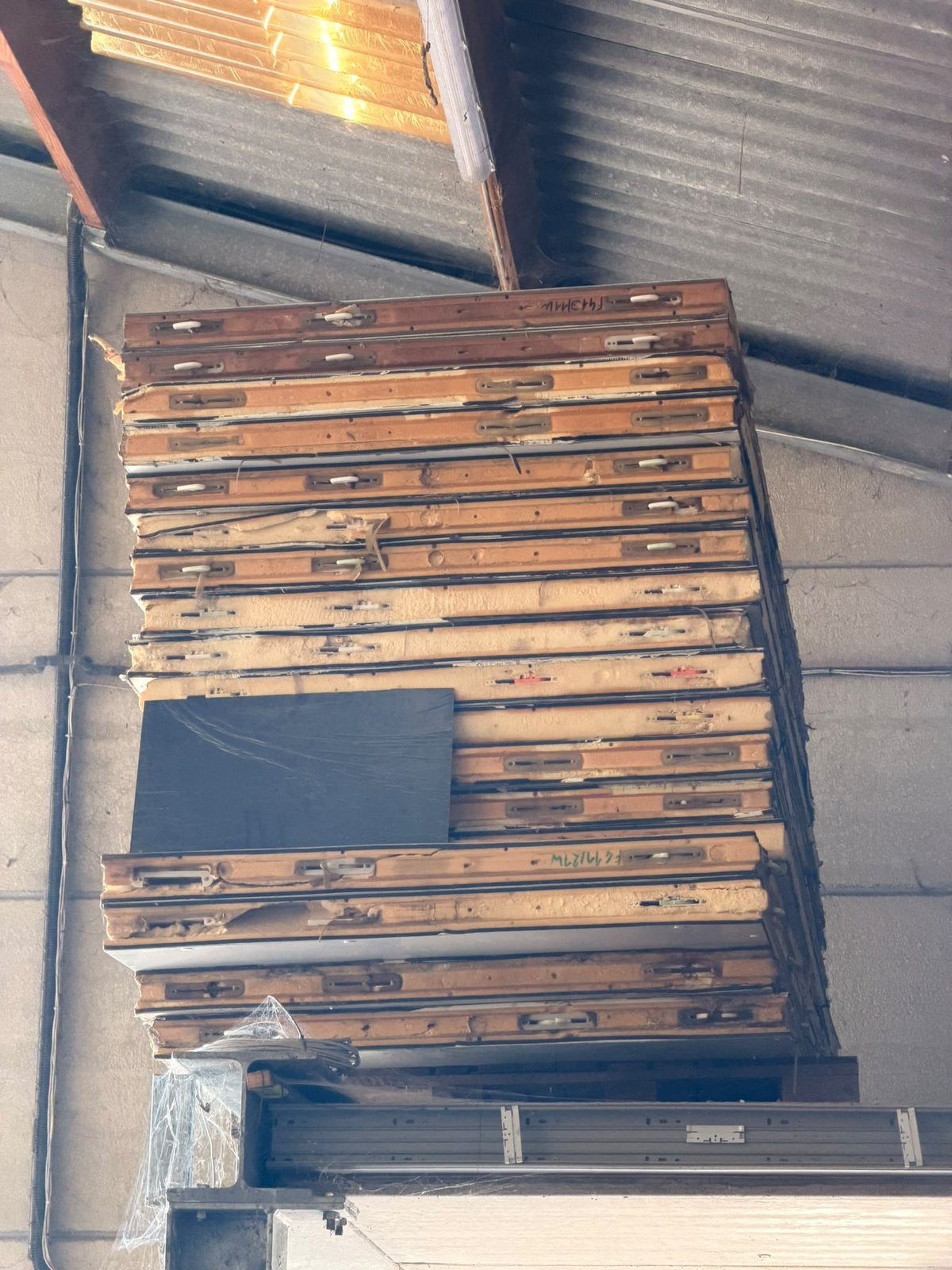Restpartij sandwichpanelen, Bricolage & Construction, Enlèvement, Comme neuf