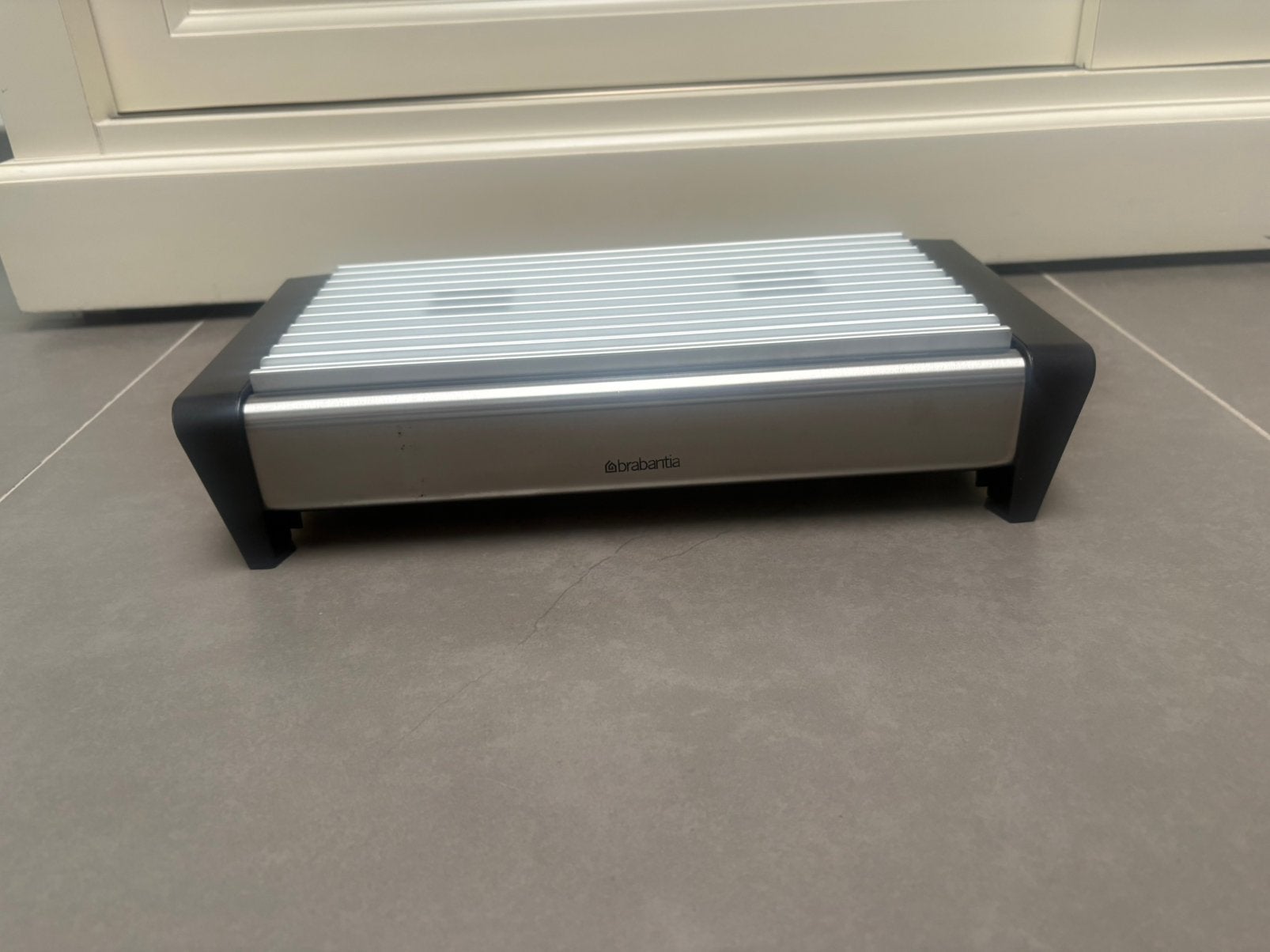 Schotelwarmer/ bordenwarmer, Ophalen, Zilver, Zo goed als nieuw, Metaal