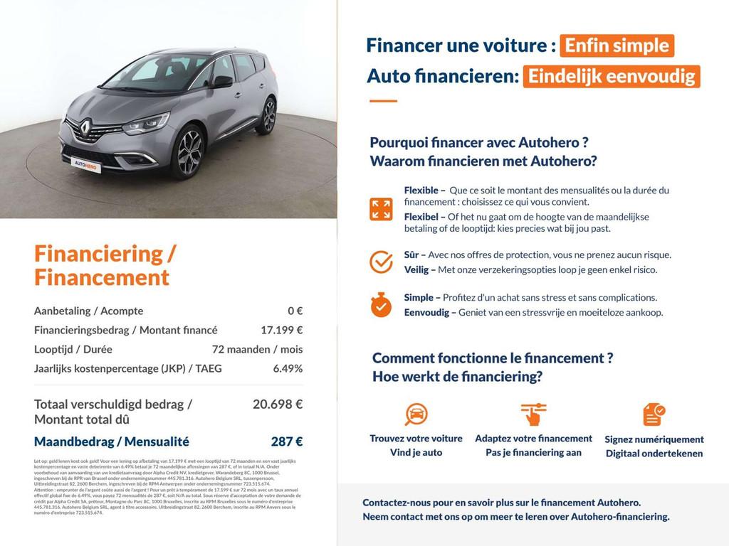 Renault Grand Scénic 1.3 TCe Intens (bj 2022, automaat), Auto's, Gebruikt, 7 zetels, https://public.car-pass.be/vhr/6461585b-33cc-4382-9420-825c19ac8f97