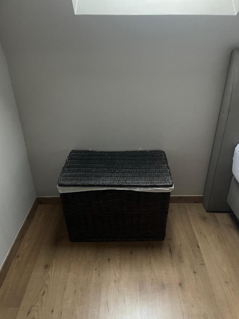 Grote rieten mand, Huis en Inrichting, Woonaccessoires | Schalen en Manden, Ophalen, Mand