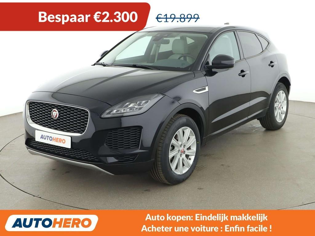 Jaguar E-Pace D150 AWD (bj 2020, automaat), Auto's, Jaguar, Automaat, Gebruikt, Blauw, Leder