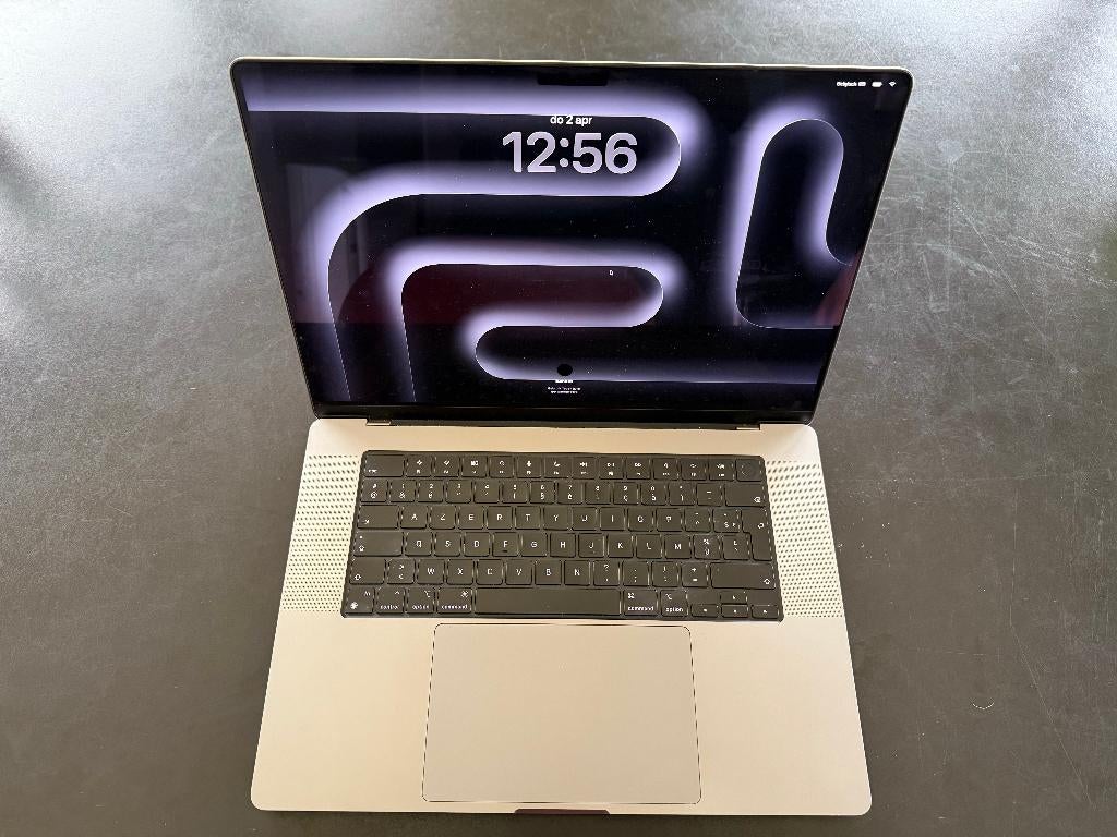 MacBook Pro 2021 - AZERTY - 2TB - 32GB - M1 Max, 32 GB, 16 pouces, Comme neuf, 4 Ghz ou plus