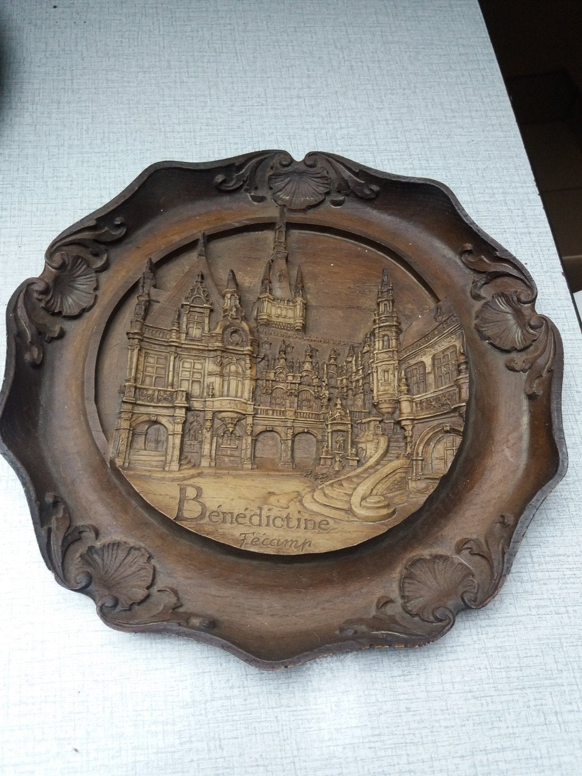 plaque murale religieuse ancienne., Antiquités & Art, Enlèvement ou Envoi