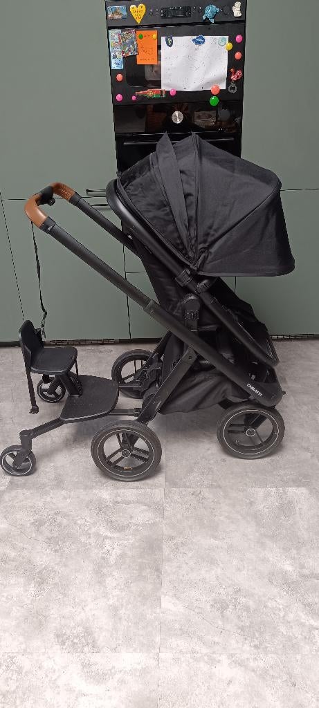 3 in 1 kinderwagen met meerijdzitje, Autres marques, Pneus, Comme neuf, Enlèvement