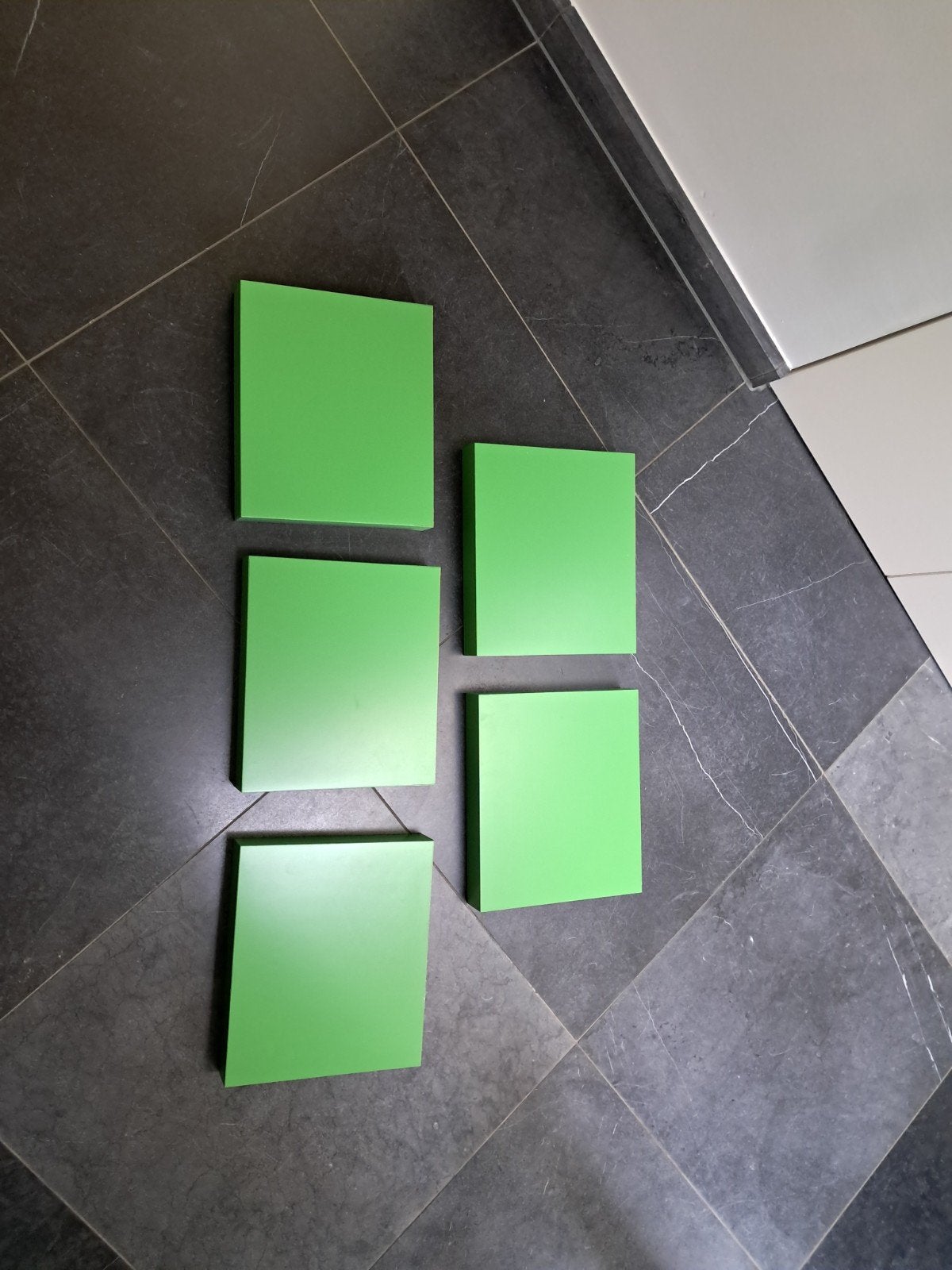 Ikea wandplank Lack groen 5x 26/30cm, Ophalen of Verzenden, Zo goed als nieuw