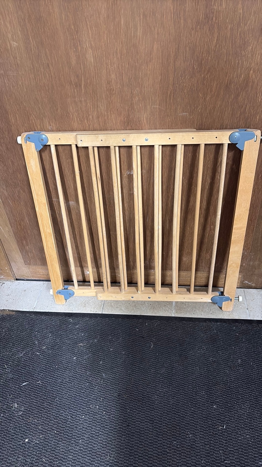 Houten hekje, voor kinderen of huisdieren, Kinderen en Baby's, Ophalen, Gebruikt, 100 tot 115 cm, Klemhekje