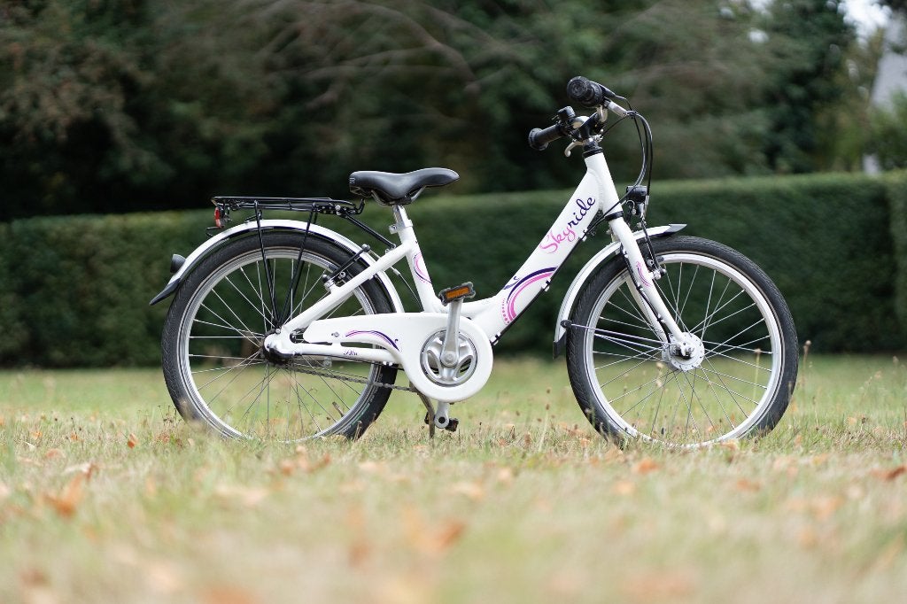Zeer nette Puky Skyride 20 inch meisjesfiets (Wit/Roze), Fietsen en Brommers, Ophalen, Velgrem, Puky, 16 tot 20 inch