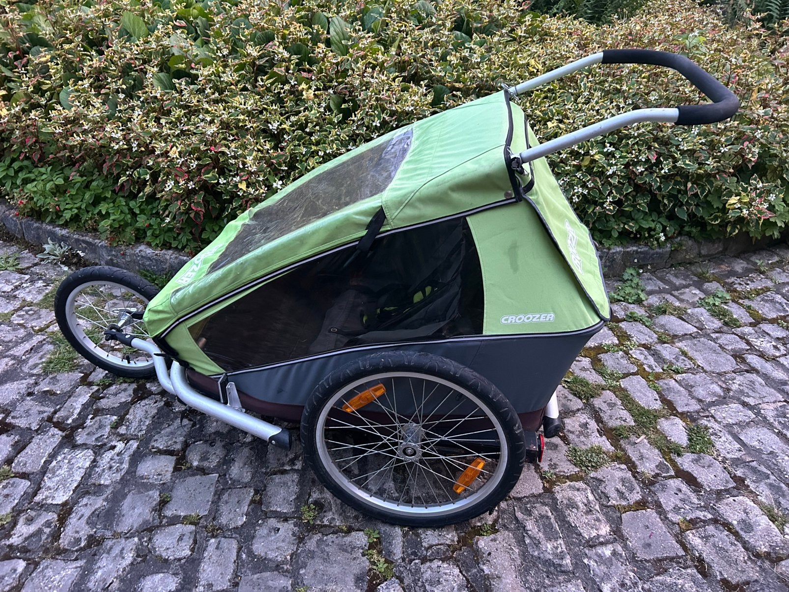 Duo Croozer, Vélos & Vélomoteurs, Accessoires vélo | Remorques, Utilisé, Remorque pour enfant, 40 à 60 kg, Pliable, Enlèvement