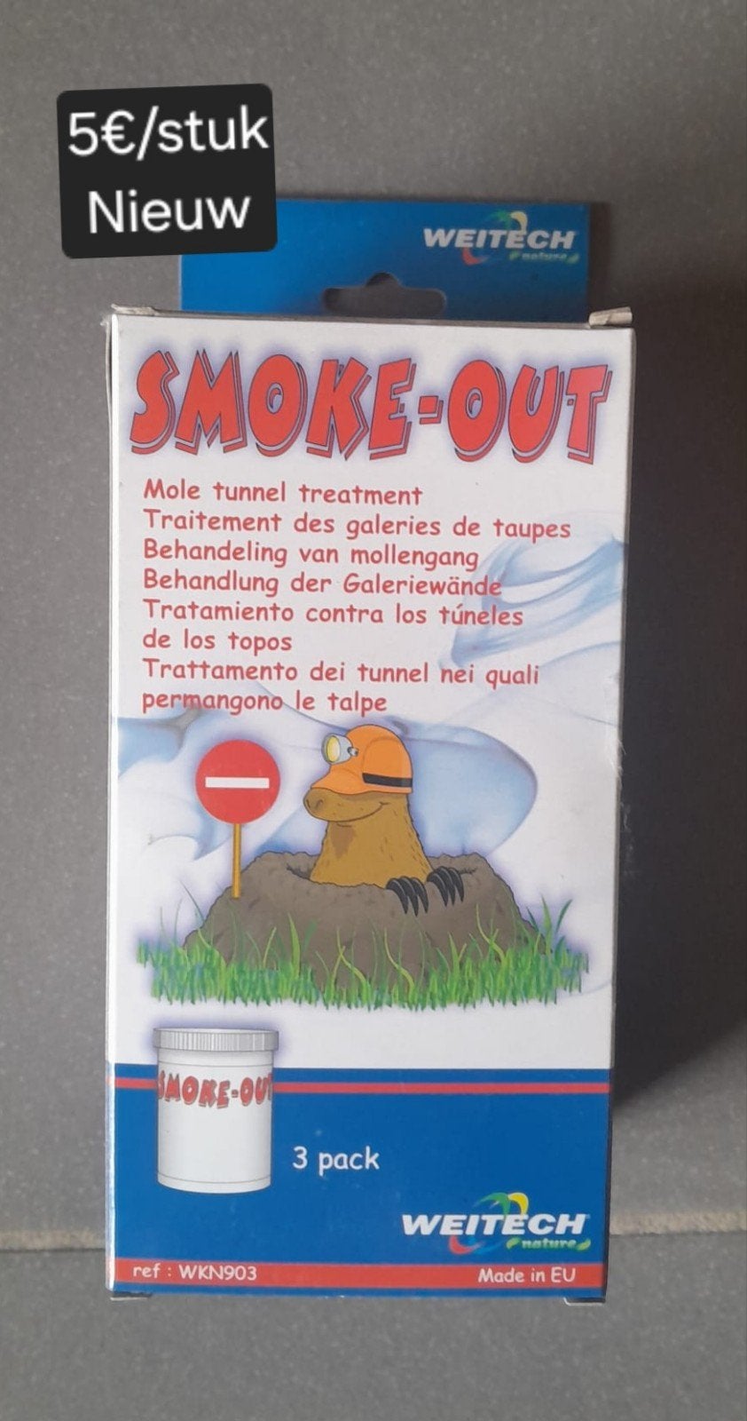 Molenverjager Smoke-out, Tuin en Terras, Bestrijdingsmiddelen, Ophalen