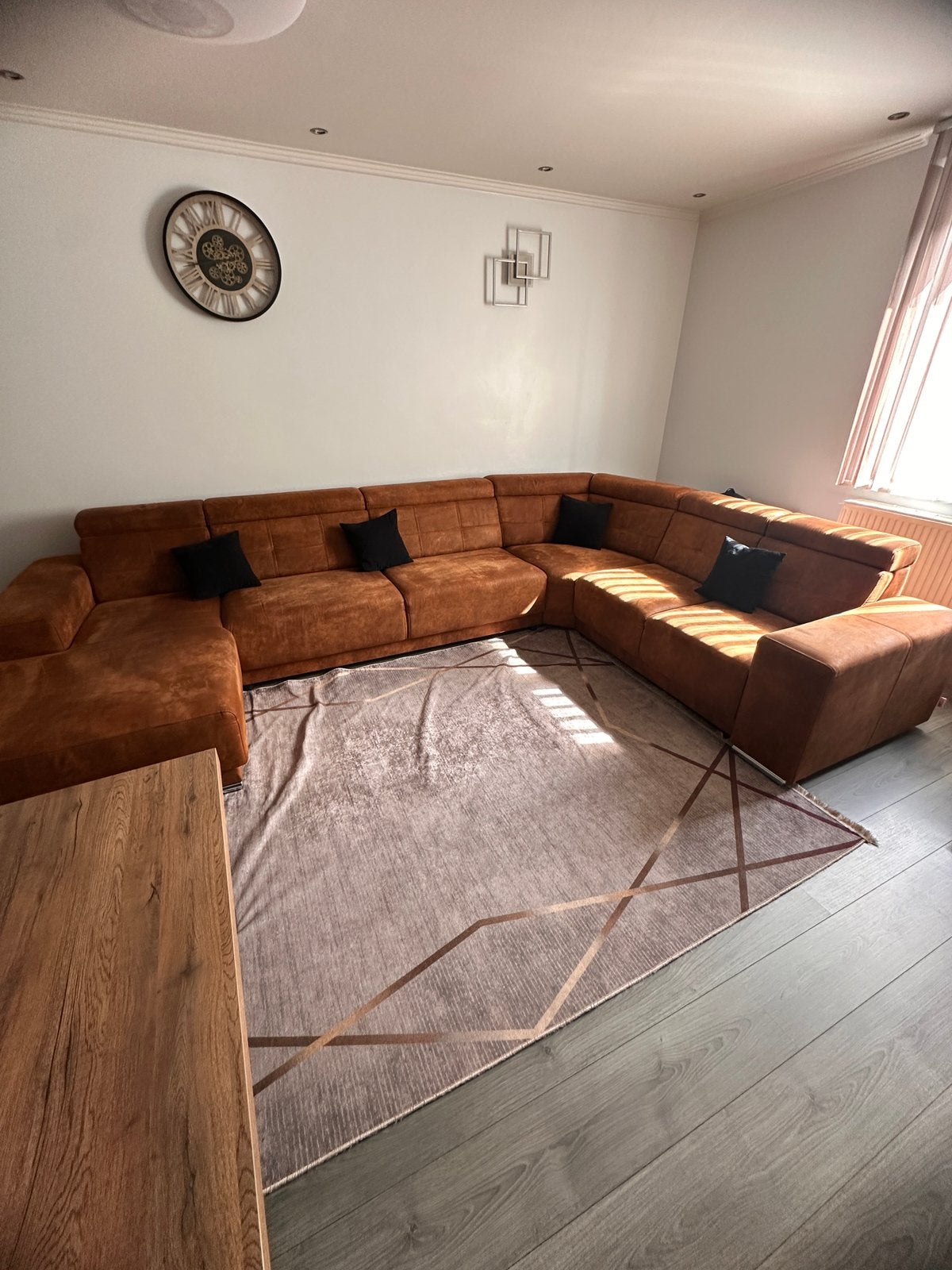 Hoeksalon, Huis en Inrichting, Stoffering | Vloerbedekking, Ophalen, Zo goed als nieuw
