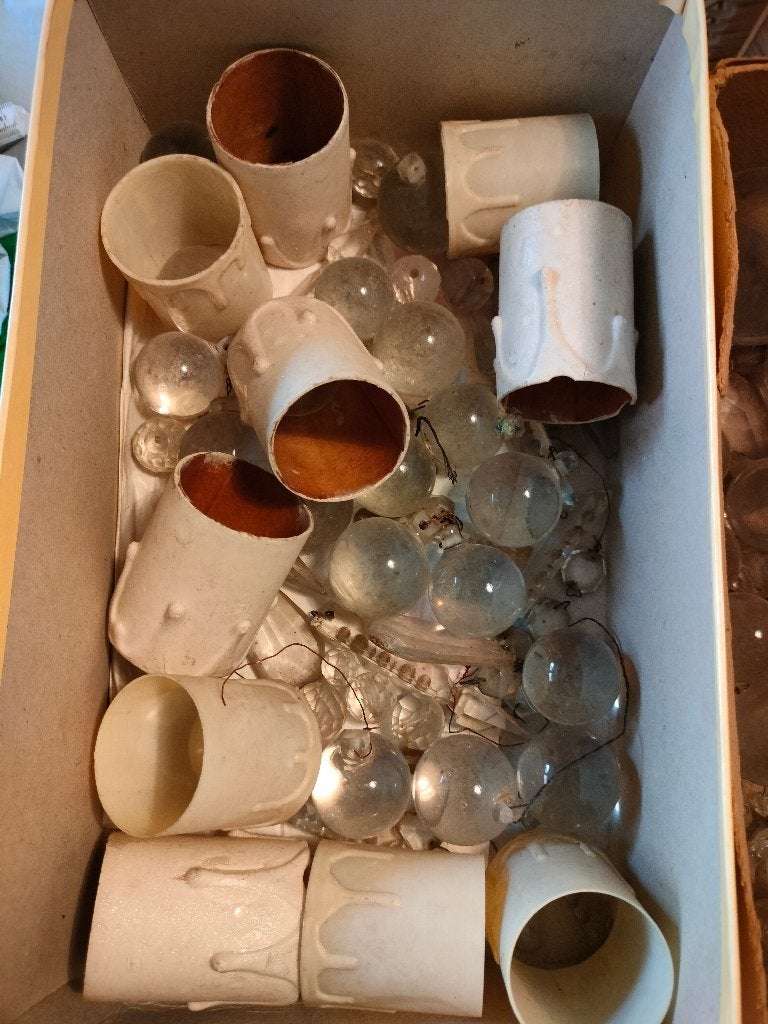 kristal restjes luster antiek, Ophalen