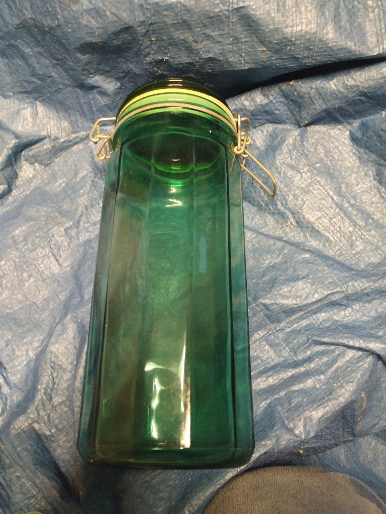 grote hoge groene sterilisseer bokaal, Ophalen of Verzenden