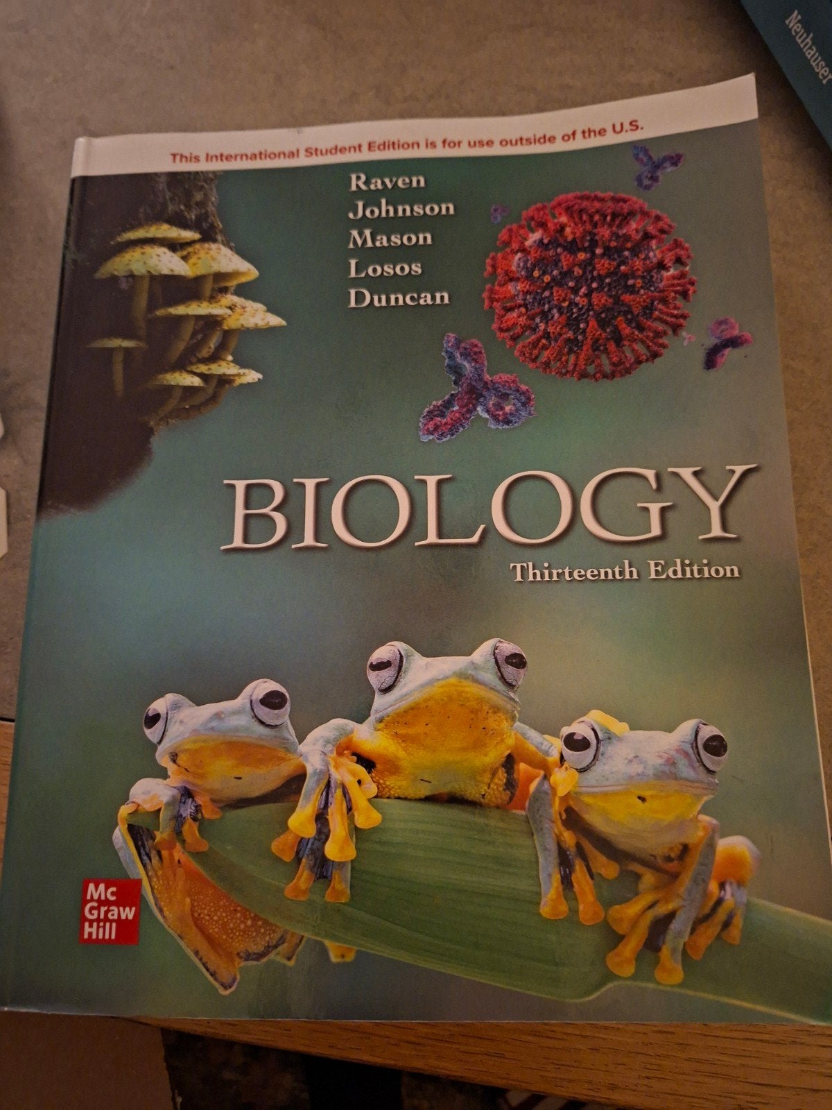 Biology Mc GrawHill Raven Johnson Mason Losos Duncan, Boeken, Ophalen of Verzenden, Gelezen, Hoger Onderwijs