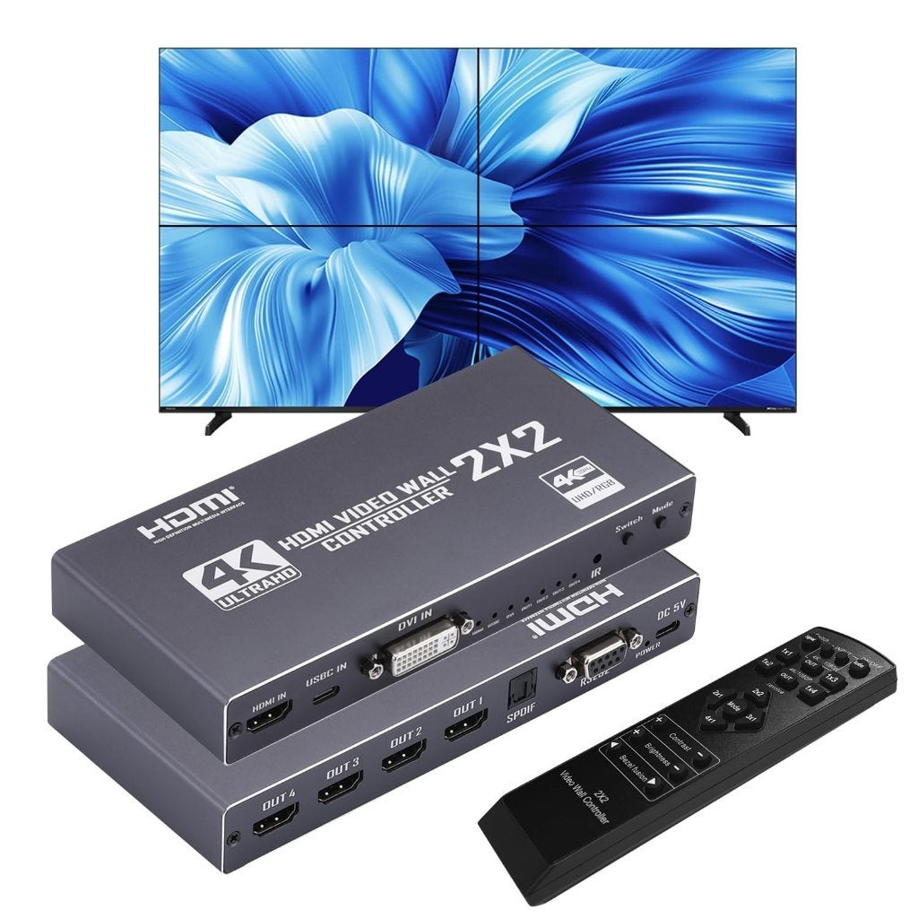 GKRONG Video wall processor 4K, Enlèvement, Neuf
