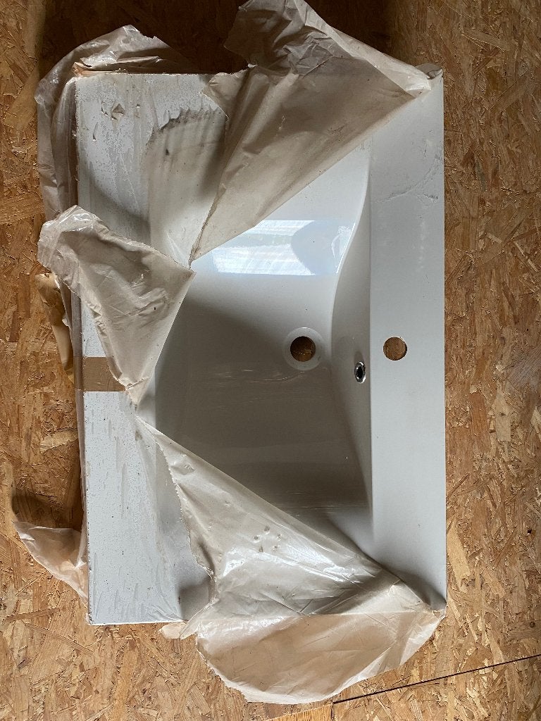 Vasque pour évier, Bricolage & Construction, Sanitaire, Enlèvement, Comme neuf, Pierre, Lavabo