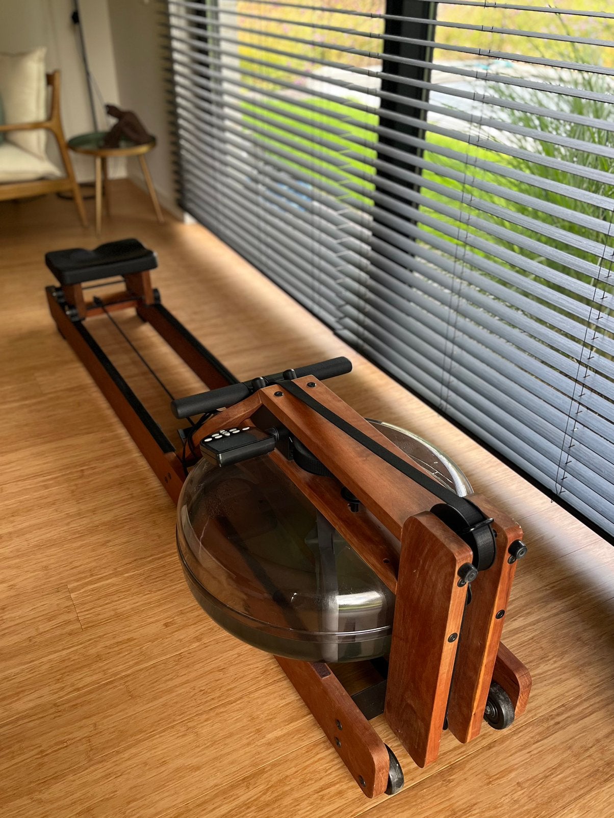 WaterRower Oxbridge S4 en bois de cerisier – très bon état, Ophalen, Zo goed als nieuw