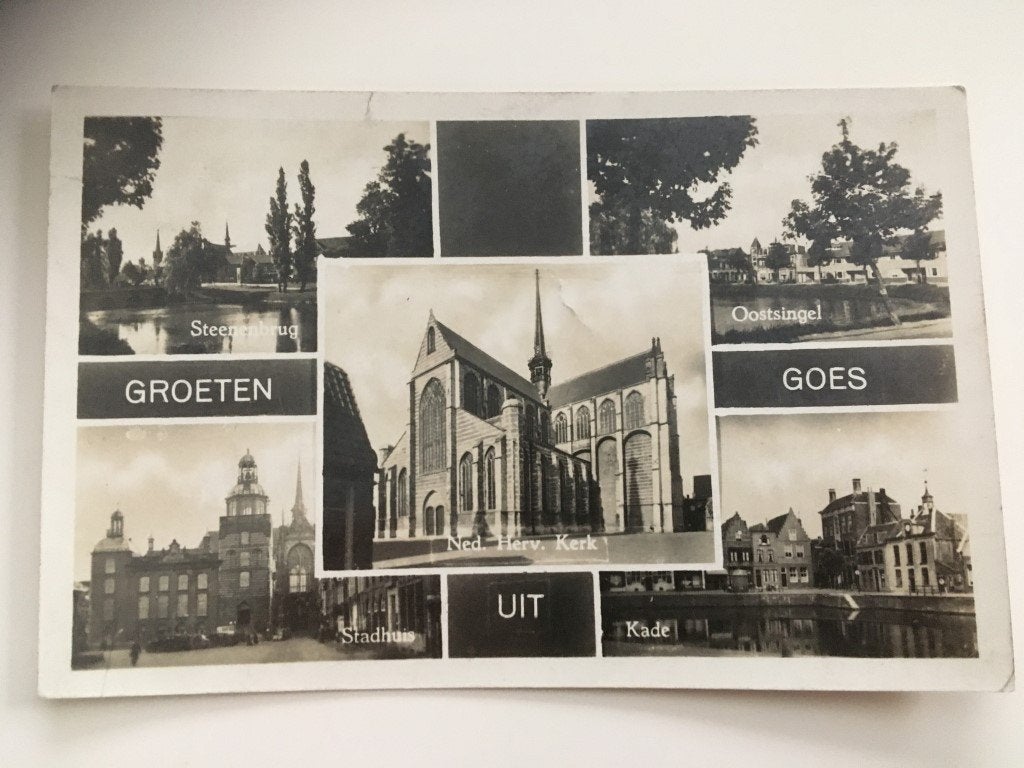 Postkaart Goes, Verzamelen, Ophalen of Verzenden
