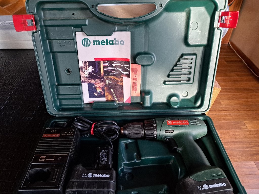 PERCEUSE VISSEUSE SANS FIL METABO BST12PLUS, Bricolage & Construction, Outillage | Foreuses, Enlèvement, Comme neuf, Foreuse et Perceuse