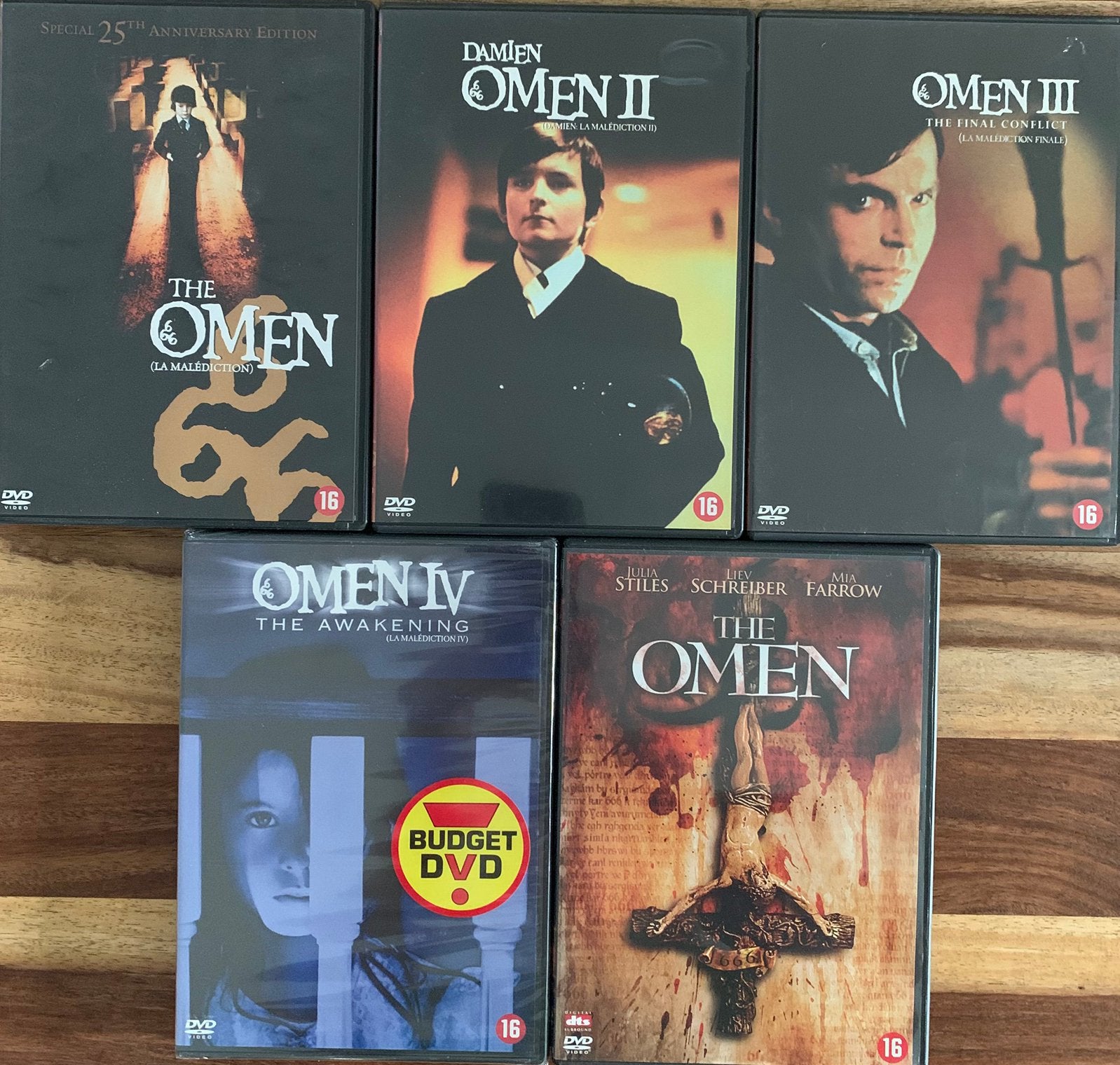 The Omen, Cd's en Dvd's, Dvd's | Horror, Engels, Nederlands, Ophalen of Verzenden, Zo goed als nieuw