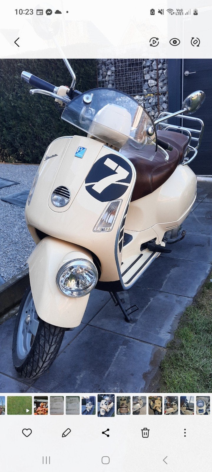vespa piaggio GTV 250cc 2009, Vélos & Vélomoteurs, Autres modèles, Comme neuf, Enlèvement, Essence