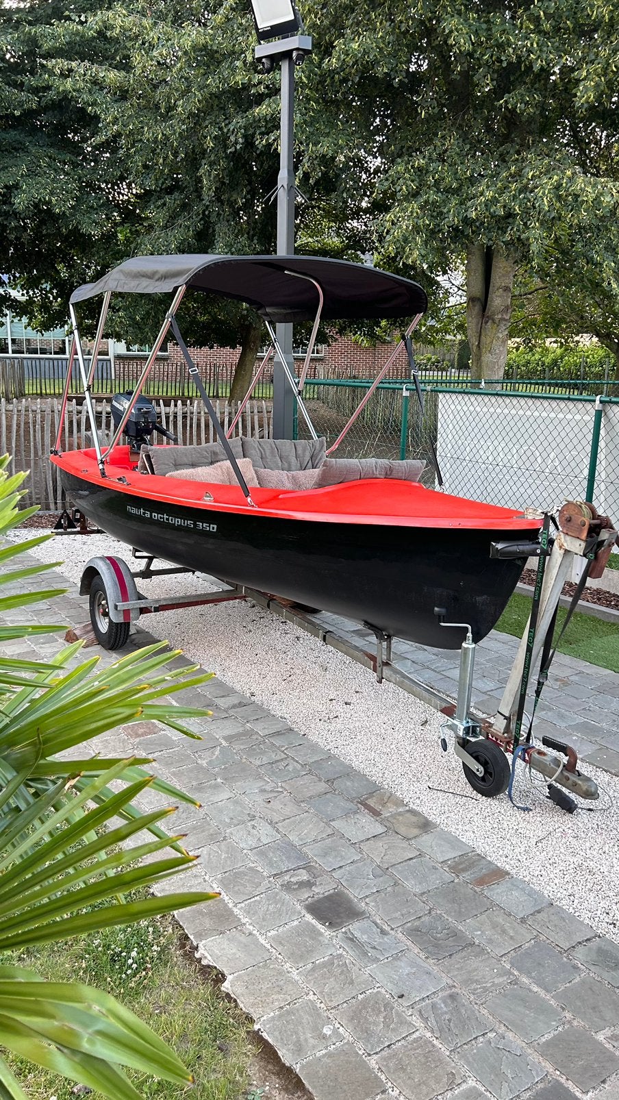 plezierboot incl trailer, Ophalen, Overige merken, Gebruikt, 4 m