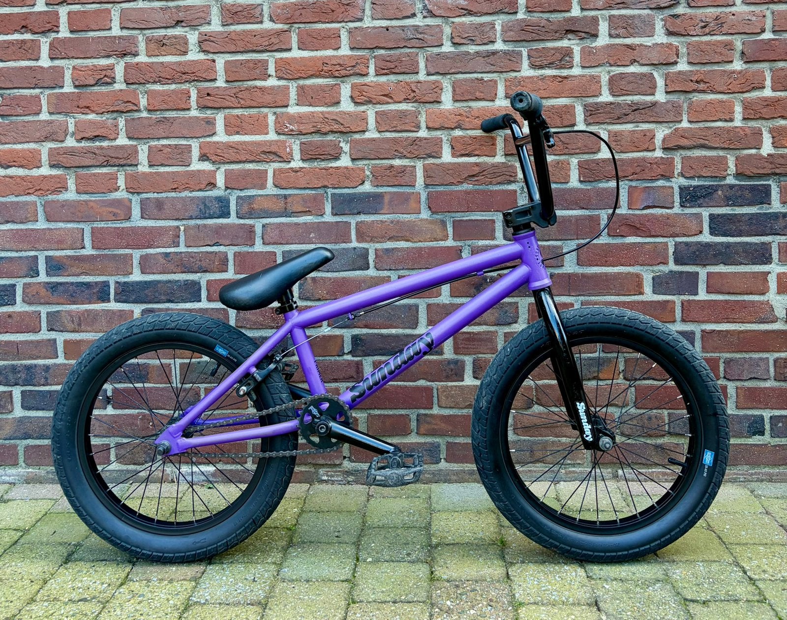 Sunday BMX 18 inch Matte Grape Soda, Fietsen en Brommers, Ophalen, 16 tot 20 inch, Staal, Velgrem