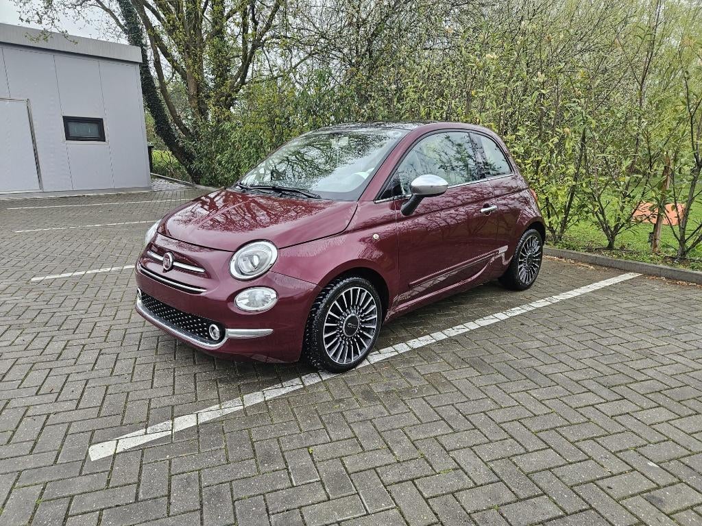 Fiat 500 1.2i  CARBOX  PANODAK. ️ CT OK+ CAR-PASS, 4 zetels, Stof, 4 cilinders, Elektrische ramen