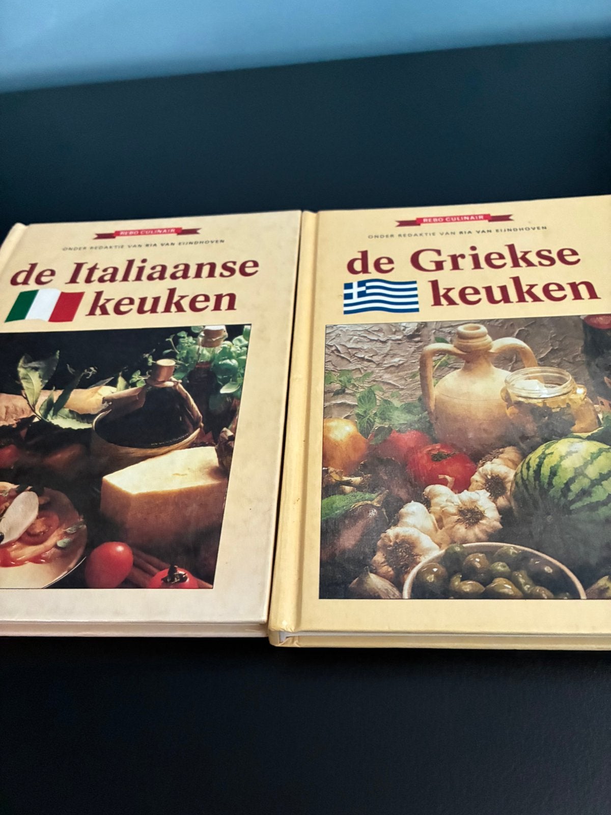 Kookboekjes Grieks en Italiaans, Italië, Verzenden, Overige typen, Zo goed als nieuw