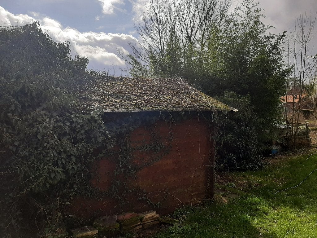 abri de jardin, Enlèvement, Utilisé, Autres matériaux