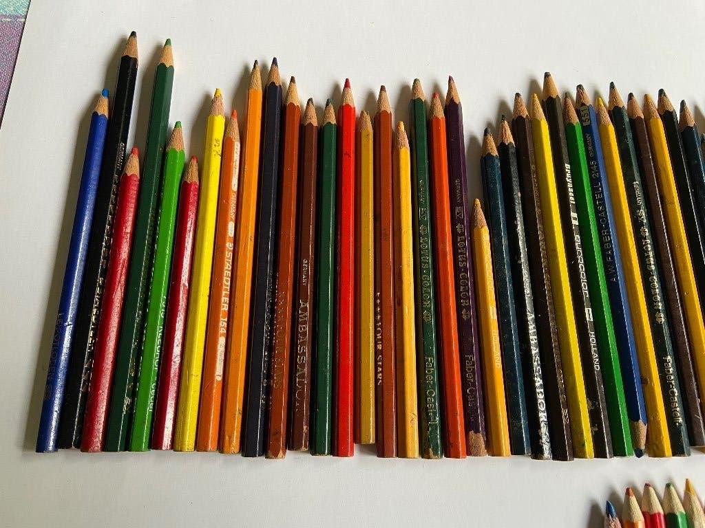 Kleurpotloden (72 stuks), Enlèvement ou Envoi, Utilisé, Crayon ou Feutre