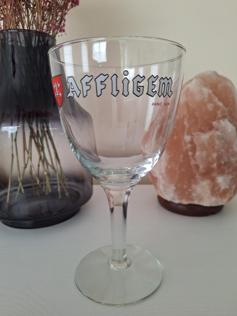 Hoogte 19 cm. Affligem anno 1074, Verzamelen, Ophalen, Bierglas