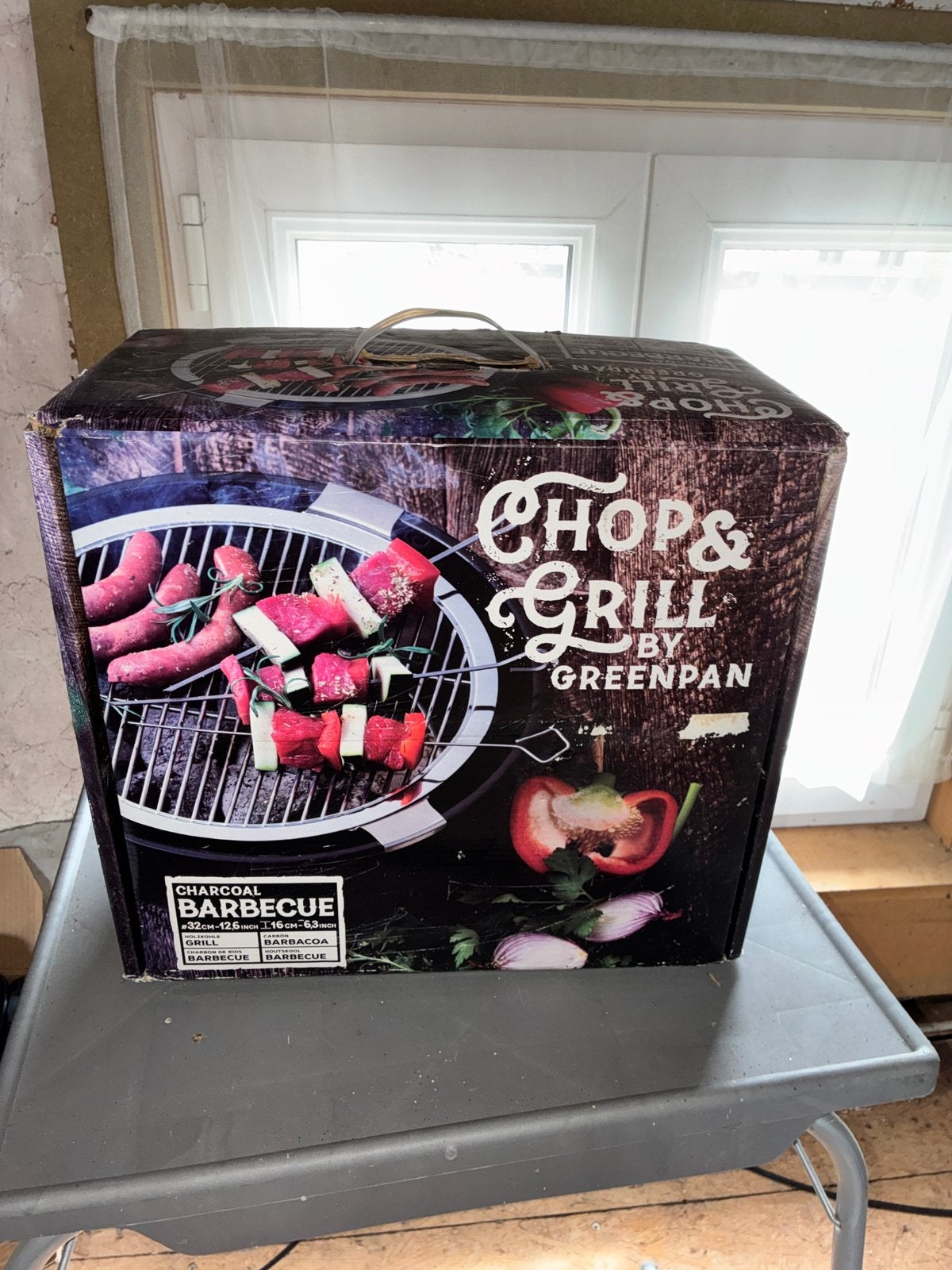 Nieuwe Chop & Grill by GreenPan - Charcoal Barbecue, Ophalen of Verzenden, Nieuw