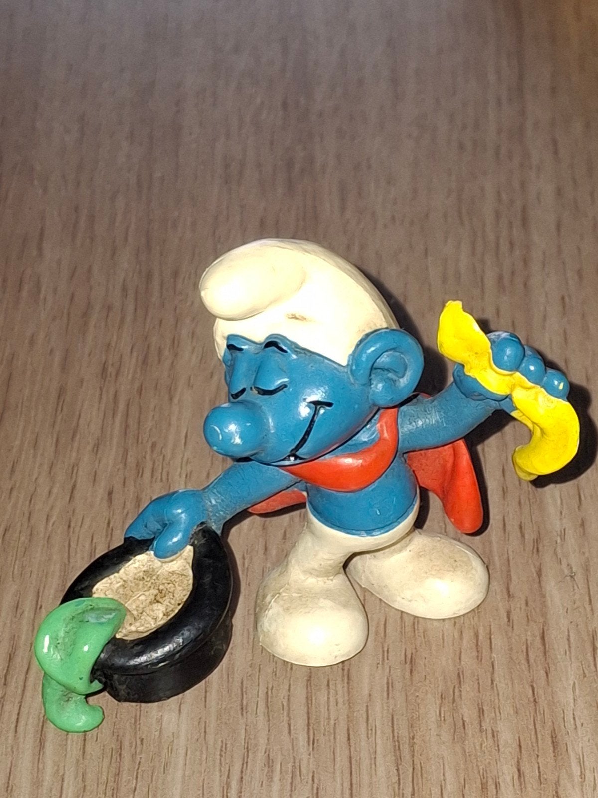 schtroumpf, Enlèvement ou Envoi, Utilisé, Schtroumpf Poète, Poupée, Figurine ou Peluche
