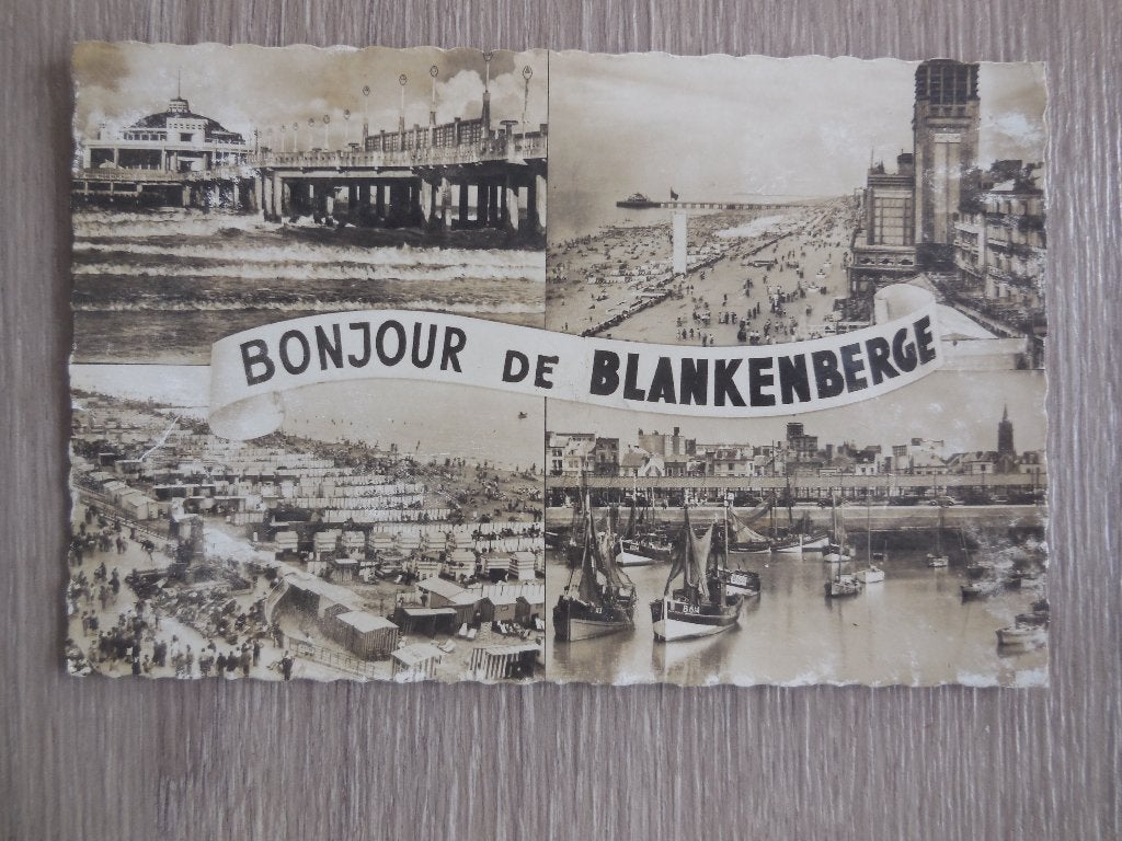 postkaart Blankenberge, Verzamelen, Ophalen of Verzenden, 1920 tot 1940, Gelopen, West-Vlaanderen