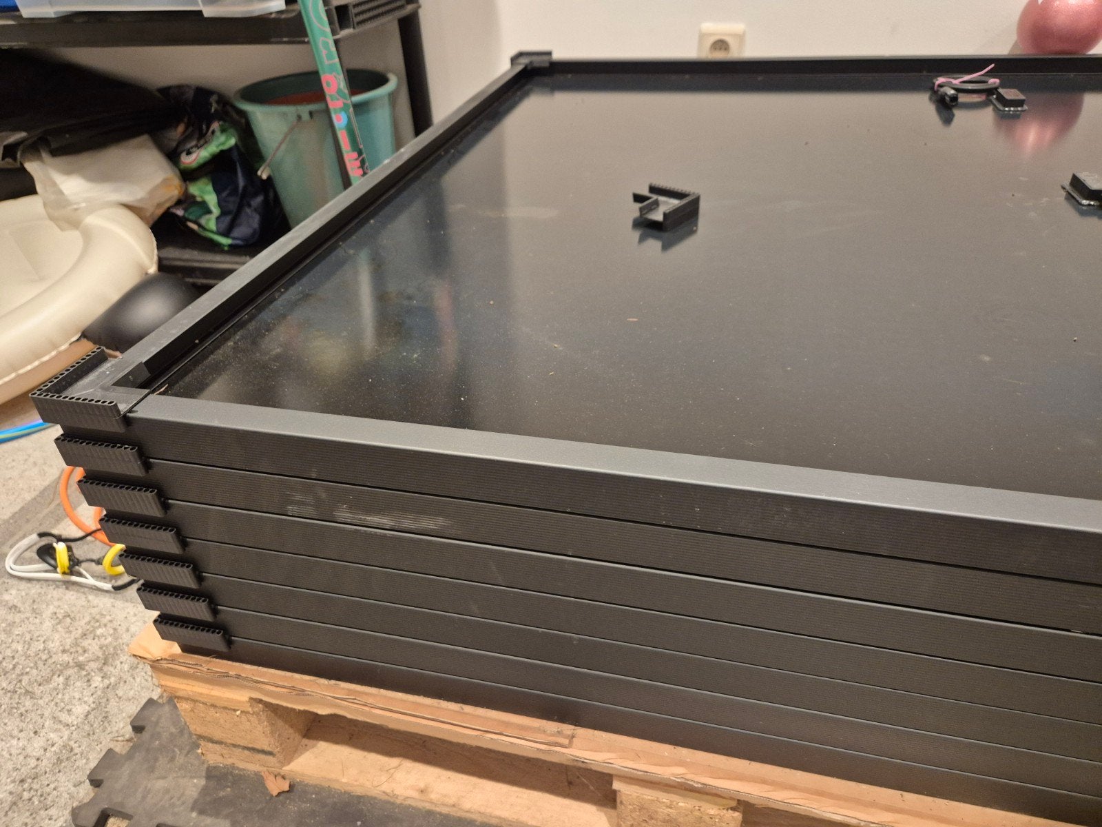 4 zonnepanelen 350wp zwart niet gebruikt, Ophalen, Nieuw, Paneel, 200 wattpiek of meer