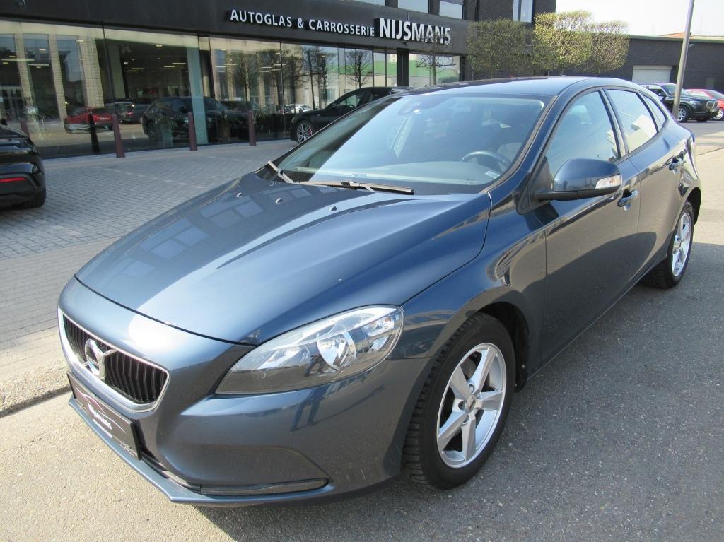 Volvo V40 T2 Kinetic-Navi-Airco-Cruise-PDC-Zetelverwarming, Stof, Navigatiesysteem, 4 cilinders, Blauw