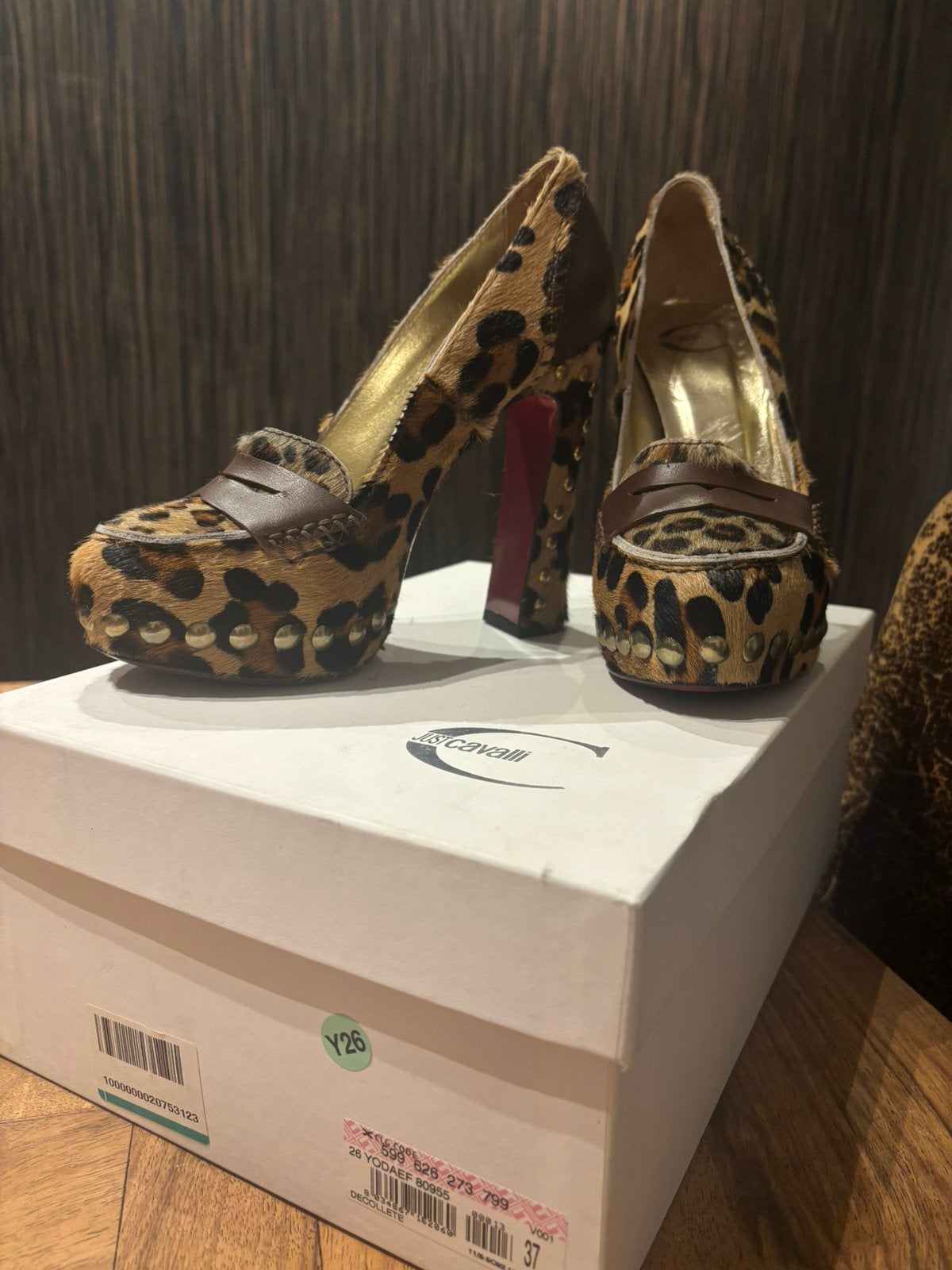 Prachtige Cavalli schoenen, maat 37. Nieuwstaat., Antiek en Kunst, Ophalen of Verzenden, Dames